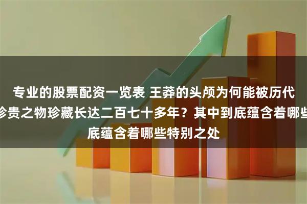 专业的股票配资一览表 王莽的头颅为何能被历代皇室当作珍贵之物珍藏长达二百七十多年？其中到底蕴含着哪些特别之处